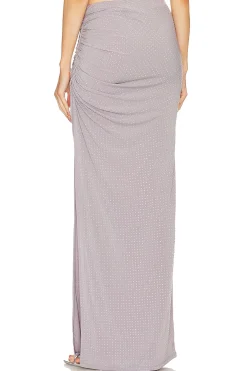 Campbell Ruched Maxi Skirt