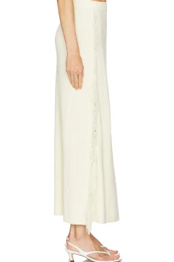 Canton Fringe Knit Skirt