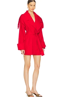 Canvas Belt Detailed Jacket Dress