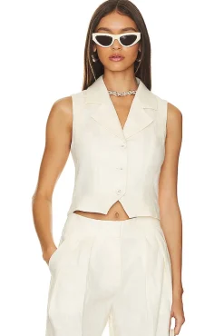 Carinne Linen Vest Top