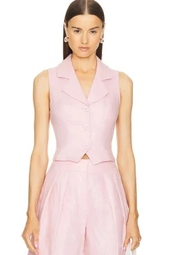 Carinne Linen Vest Top