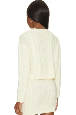 Carmen Cropped Cable Crew