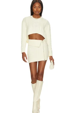 Carmen Cropped Cable Crew