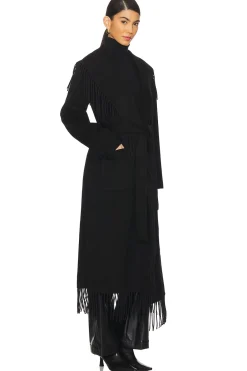 Carrie Fringe Robe Coat