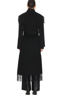 Carrie Fringe Robe Coat