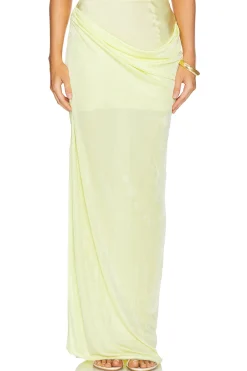 Casey Draped Maxi Skirt