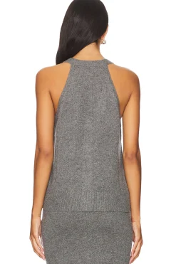 Cashmere V-neck Halter Cardigan
