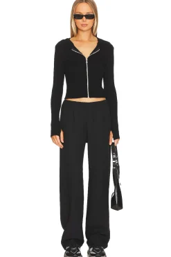 Caspar Crop Fitted Hoodie