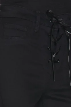 Charis High Rise Front Lace Up Flare Pant