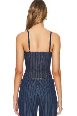 Charismatic Denim Corset