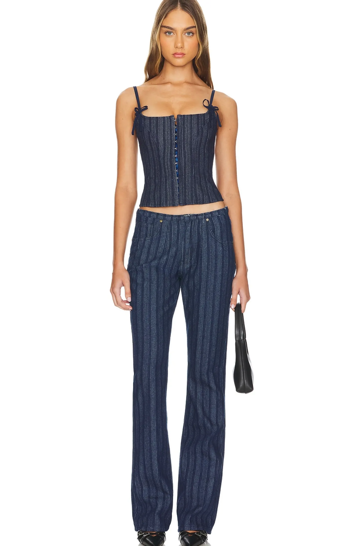 Charismatic Denim Corset