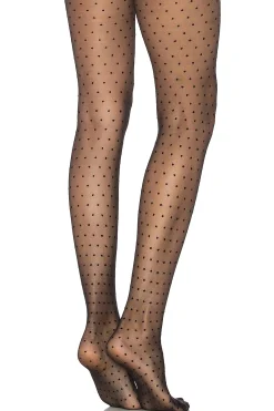 Chic Dot Sheer Tight