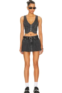 Chloe Pleated Mini Skirt