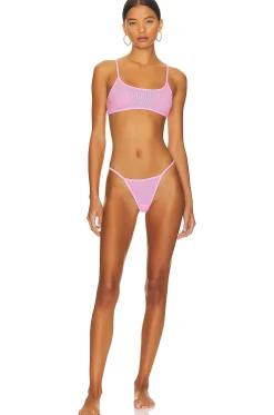 Classic Bandeau Bra With Logo Elastic Binding