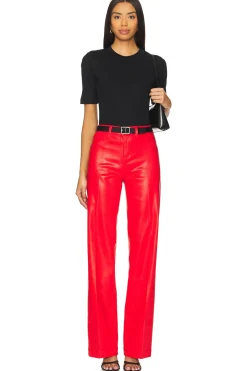 Clayton High Rise Wide Leg Coated Jeans