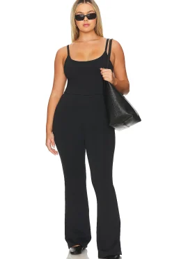 Compression Terry Scoop Jumpsuit