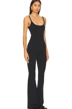 Compression Terry Scoop Jumpsuit