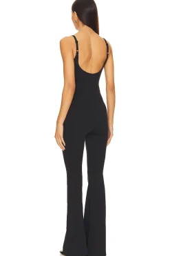 Compression Terry Scoop Jumpsuit