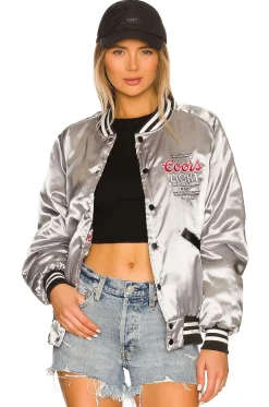 Coors Light Official Nylon Bomber Jacket