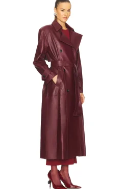 Corrin Leather Coat