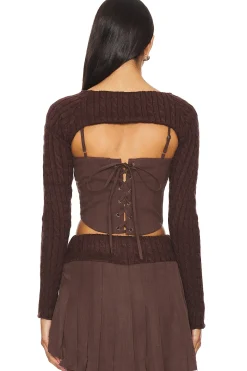 Cozy Hug Knit Sleeve Shrug