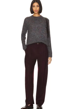 Cozy Wool Pleat Front Pant