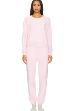 CozyChic Ultra Light Barbie Checkered Pullover