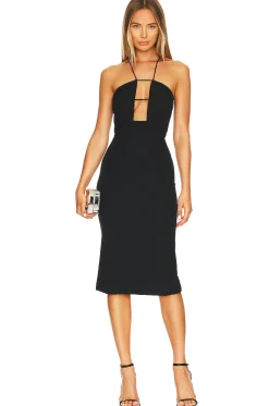 Cristabel Plunge Midi Dress
