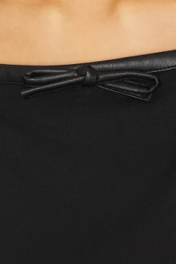 Cropped Square Neck Top