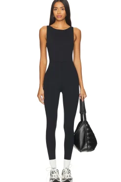 Cross Back Muscle Tank Jumpsuit