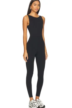 Cross Back Muscle Tank Jumpsuit