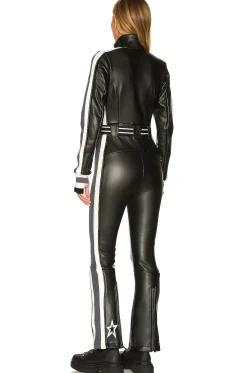 Crystal Soft Shell Faux Leather One Piece