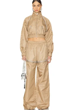 Crystal Trim Track Jacket