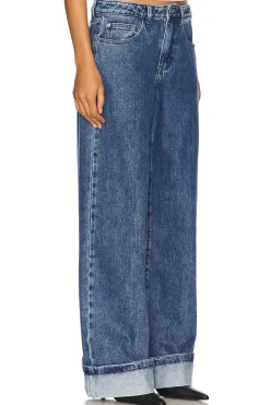 Cuff Straight Leg Jean