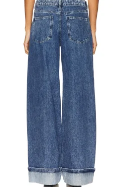 Cuff Straight Leg Jean