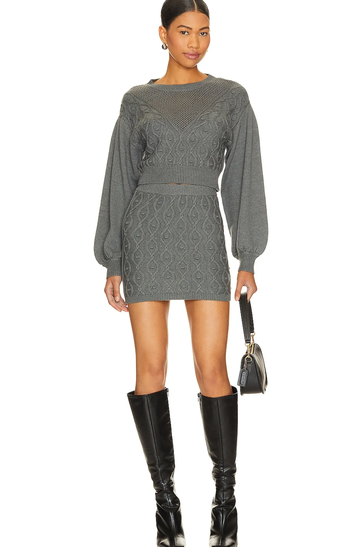 Davina Knit Mini Skirt