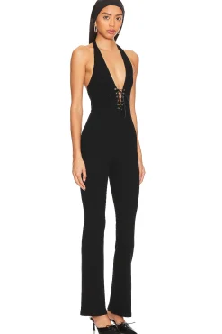 Dela Lace Up Jumpsuit