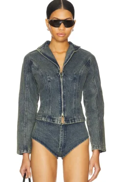 Denim Fitted Jacket