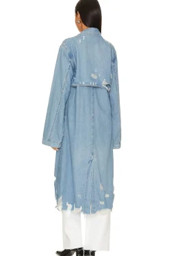 Denim Trench Coat