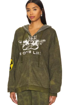 Don't Test Me Terry Natural Harley Hoodie