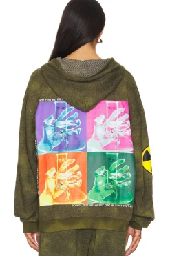 Don't Test Me Terry Natural Harley Hoodie