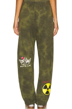 Don't Test Me Terry Natural Kimmy Sweatpants