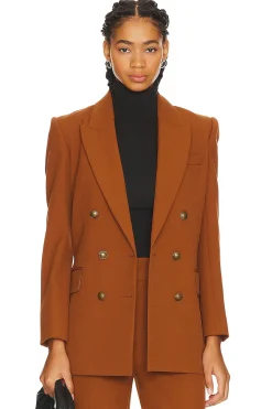 Double Breasted Slim Blazer