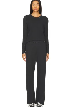 Double Face Flare Pants