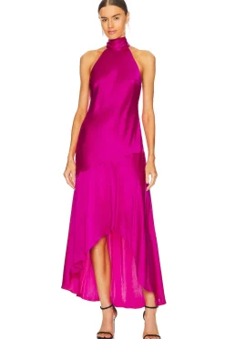 Draped Halter Dress