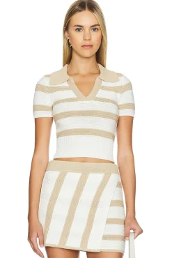 Drea Striped Knit Top