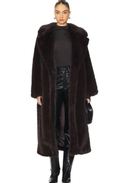 Ebony Shearling Coat