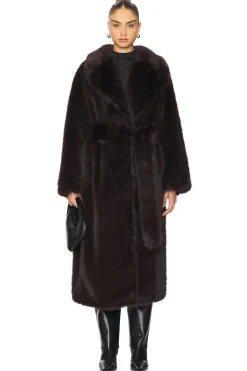 Ebony Shearling Coat