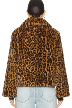Elis Leopard Short Coat