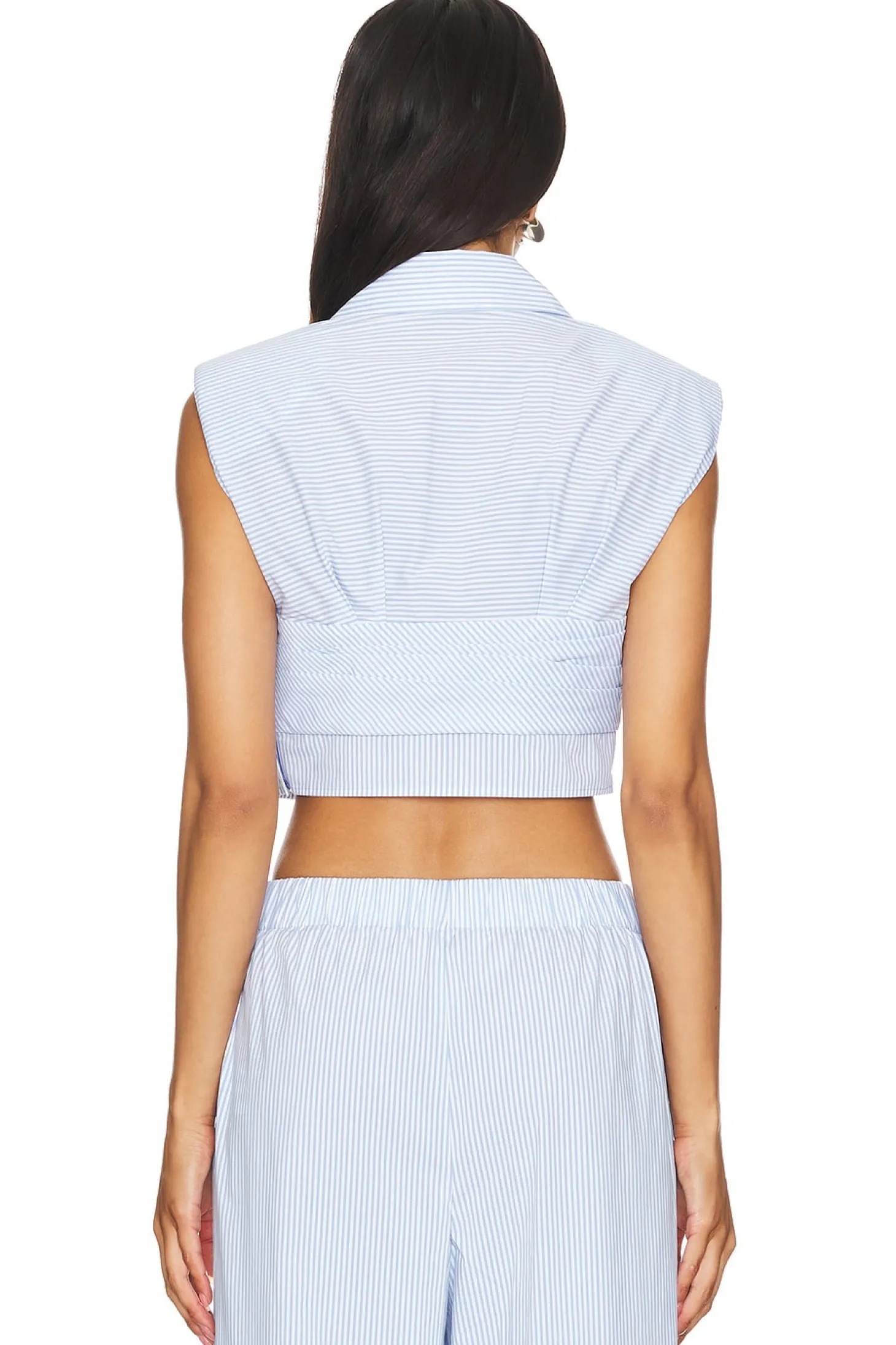 Emie Cropped Box Sleeve Top